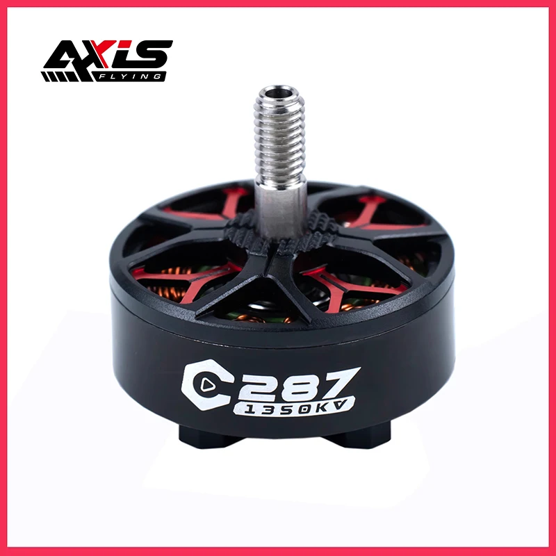 

AxisFlying C287 2807,5 1350KV 1750KV 4-6S бесщеточный двигатель для 5-дюймового беспилотного дрона Cinewhoop 6-7-дюймового дальнего действия X8 Cinelifter