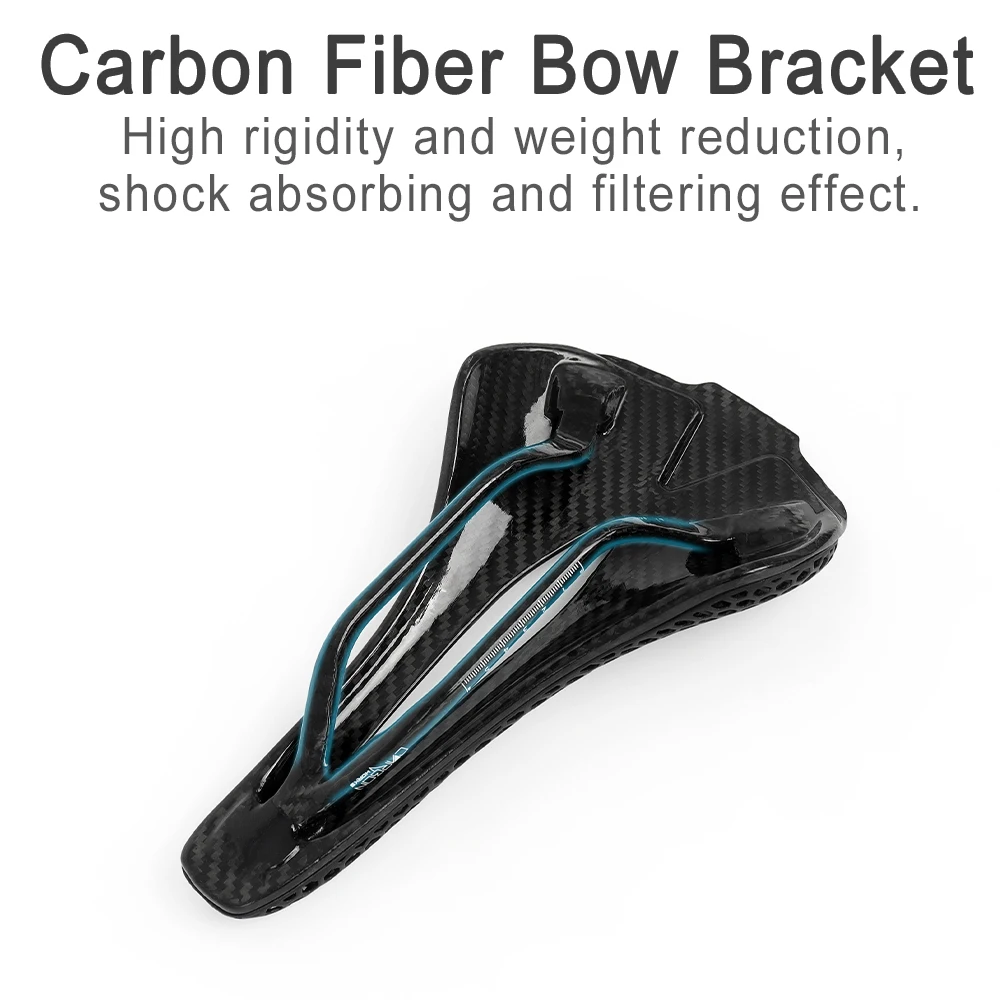 TTPRO 3D печатное велосипедное седло из углеродного волокна Сверхлегкая полая