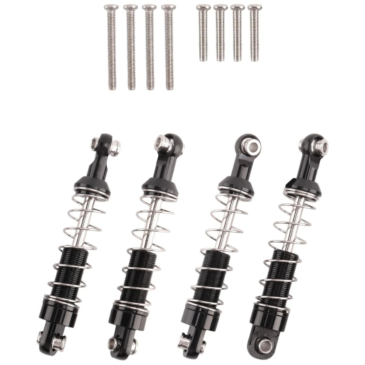 4 шт. Металлические Амортизаторы для WPL C14 C24 C34 MN D90 D91 D96 D99 D99S MN90 M S