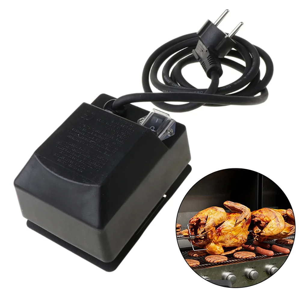 

High Quality Electric BBQ Rotisserie Motor 2.5-3rpm Rotary Speed Max 15KG EU Plug Universal Electric Barbecue Motor