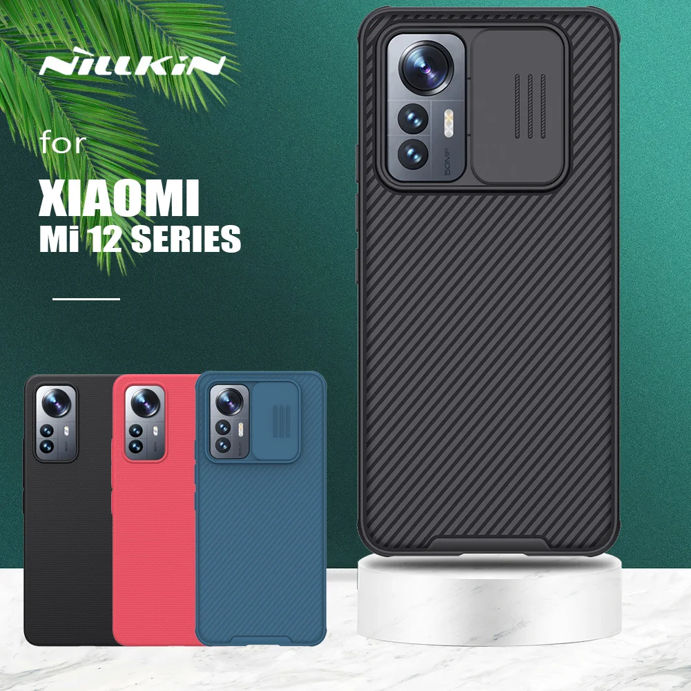 Чехол для Xiaomi Mi 12 Lite, чехол Nillkin CamShield для съемной камеры, матовый чехол для Xiaomi Mi12 Pro Mi 12 Lite 12X 12S, крышка для объектива