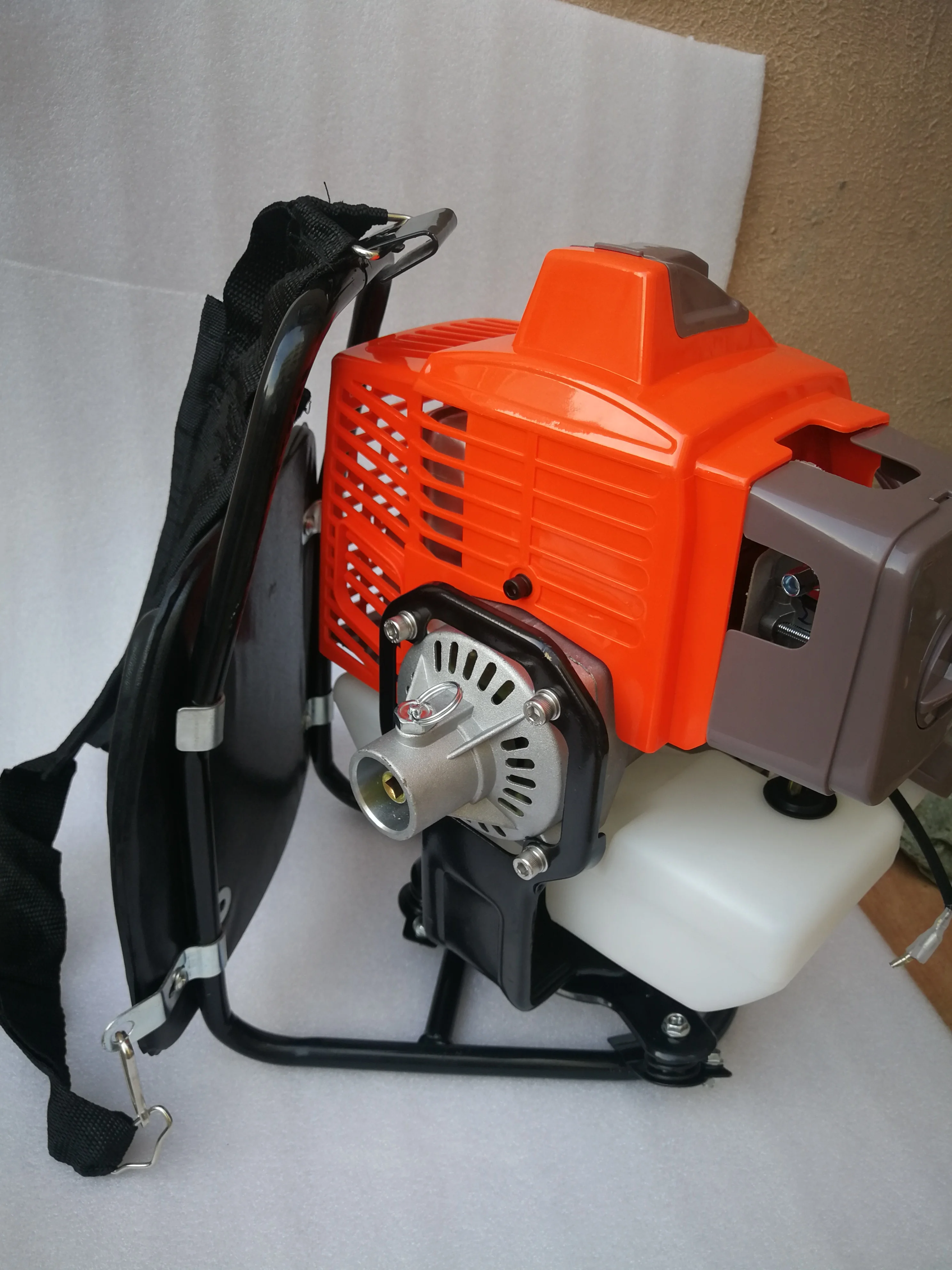 2T 63Cc 1E48F Backpack Knaksack Hanger Gasoline Engine Earth Drill Brush Cutter Grass Trimmer