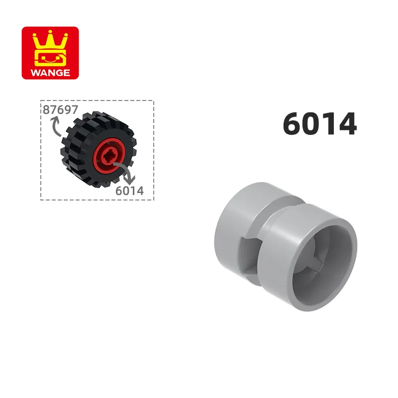 Ступица среднего колеса Wanage 6014 100 г/192 шт. блок колесо Moc свободные детали