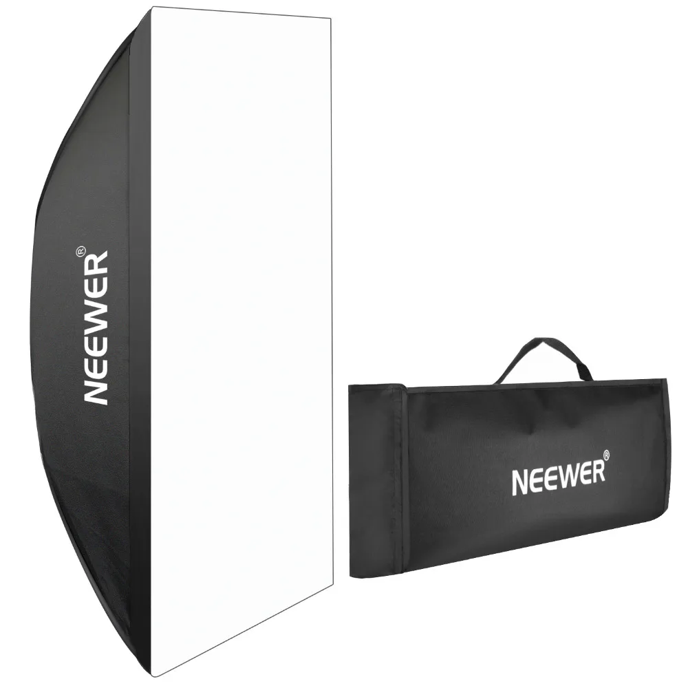 

Neewer Portable Rectangular Softbox With Bowens Mount 60 X 90cm / 23.6 X 35.4 For Canon For Nikon 300w 400W 600w Studio Flash