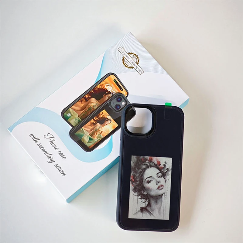 Фото Новинка: Чехол для телефона с NFC и E-ink дисплеем, умный чехол для фото, DIY чехол для iPhone 14 Pro Max №4