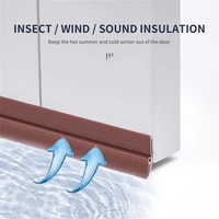 flexible door bottom sealing strip guard sealer stopper weatherstrip wind dust blocker protector door stickers home decoration