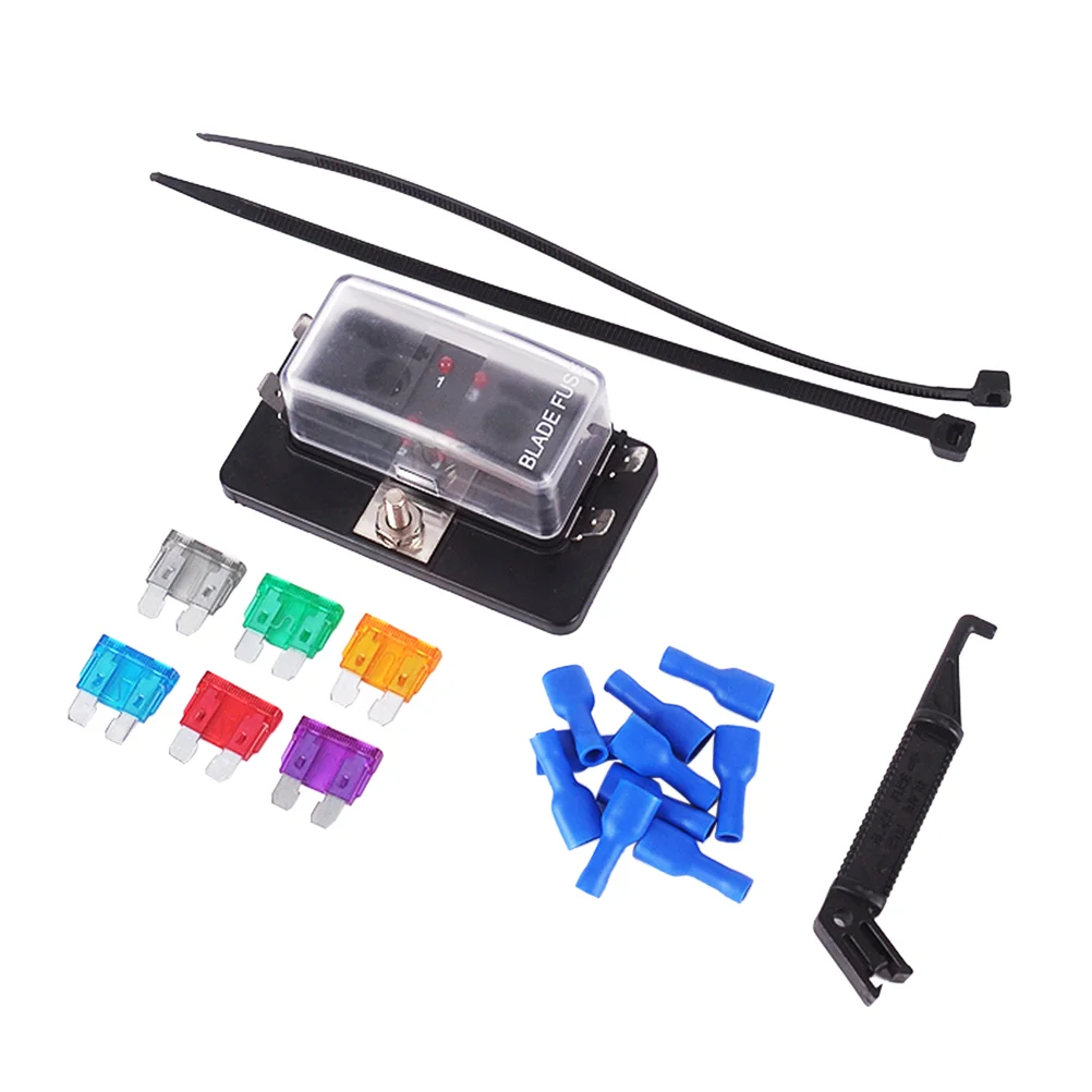 

4-сторонний блок предохранителей, блок предохранителей со светодиодным индикатором, полностью оснащенный блок предохранителей, Защитная к...