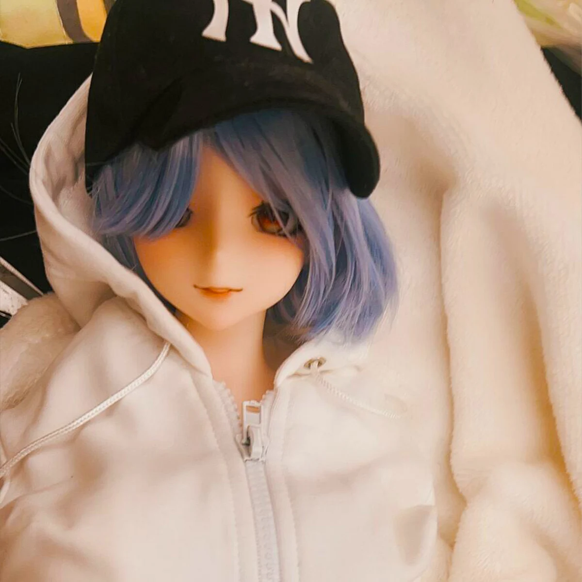 Силиконовая кукла HuanChun размер 1/4 44 см с металлическим скелетом