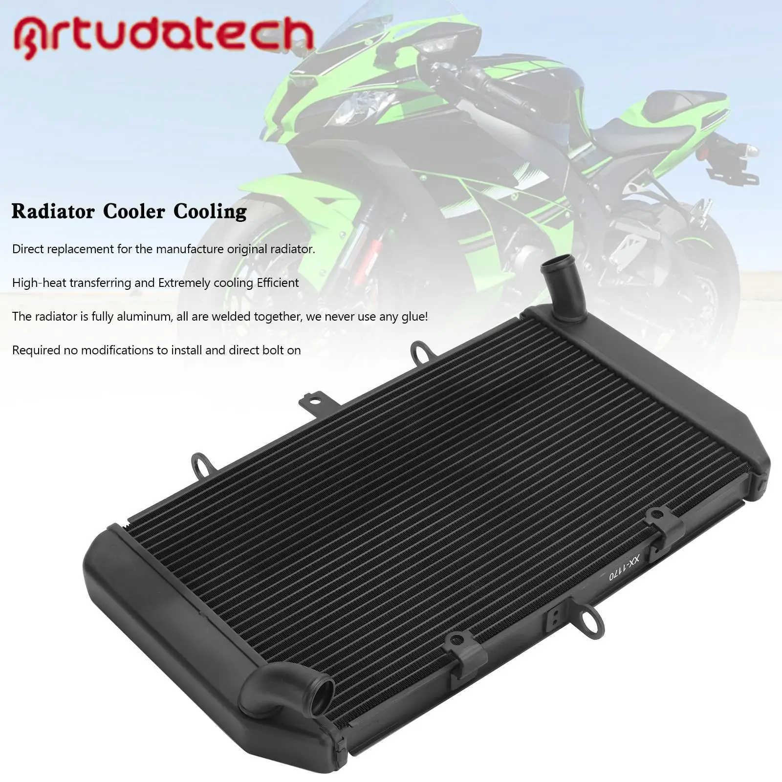 Алюминиевый радиатор охлаждения для Kawasaki Z1000 SX 2010-2017