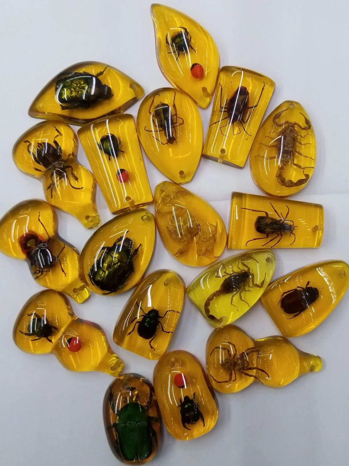 Полимерные капли воды скорпион паук муравей Краб кулон ожерелье для женщин