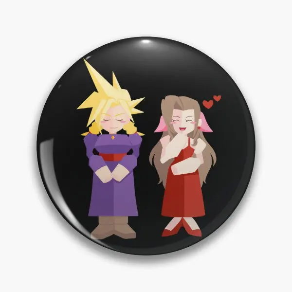 Ff7 многоугольная настенная булавка для священника мягкая на пуговицах