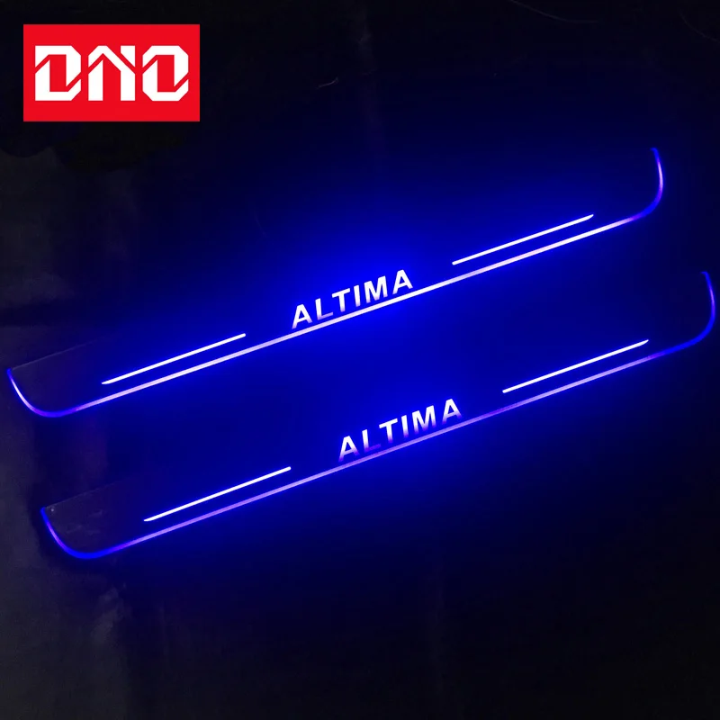 

Door Sill Scuff Plate Pedal Ligths For Nissan Altima 2013 - 2018 2019 2020 Threshold Led Bar Pathway Dynamic Welcome Lamp