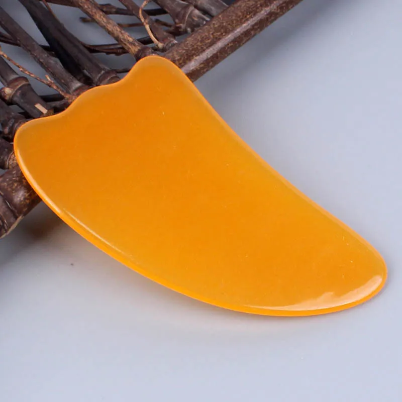 

Resin BeeWax Guasha Board Massage Scrapping Guasha Plate Jade Face Massager Scrapers Tools For Face Neck Back Body