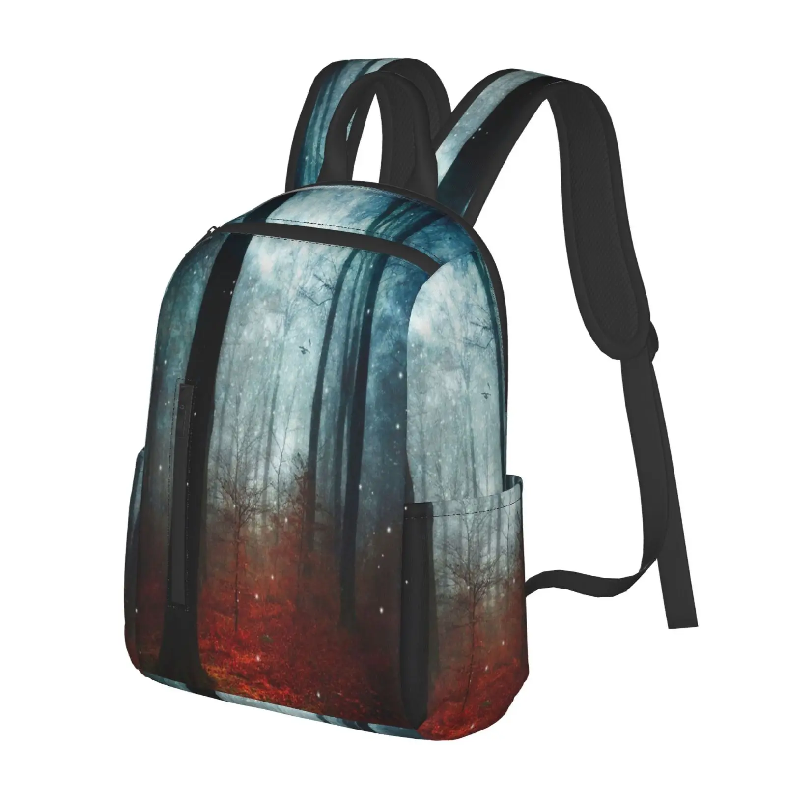 

Школьные ранцы с изображением Зачарованного леса, рюкзак для школы, спортивная сумка, женский рюкзак, сумка для ноутбука