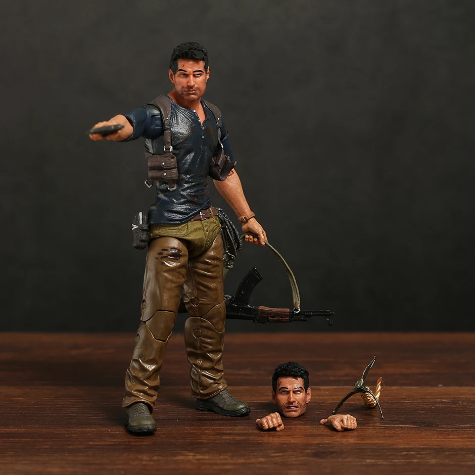 NECA Uncharted 4 A краж с концом Нейтан Дрейк 7 дюймов экшн-фигурка с аксессуарами Игрушечная модель