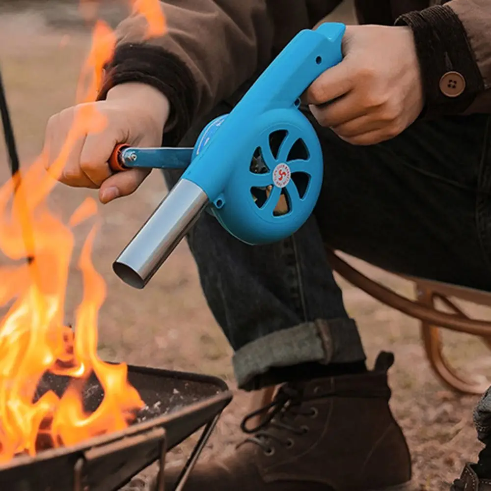 Эффективный ручной вентилятор сгорания. Экономия труда. Большой для барбекю.