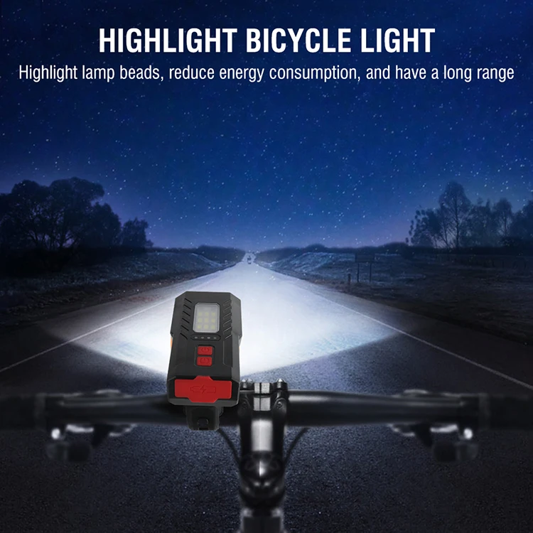 Фсветильник рь велосипедный передний 700 лм перезаряжаемый от USB 2400 мА · ч