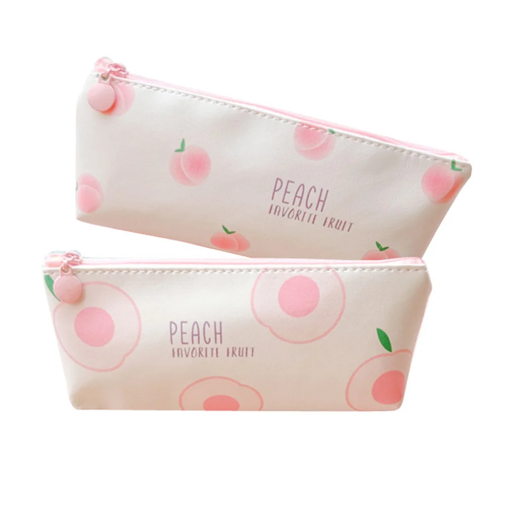 

2Pcs Exquisitely Cosmetic Storage Pouches Coin Pen Zipper Storage Bags