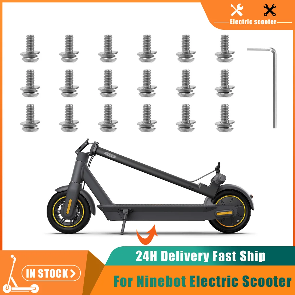 

18 шт. винты с нижней крышкой для скутера Ninebot MAX G30 G30LP G30D металлический винт из нержавеющей стали для электрического скутера с инструментами
