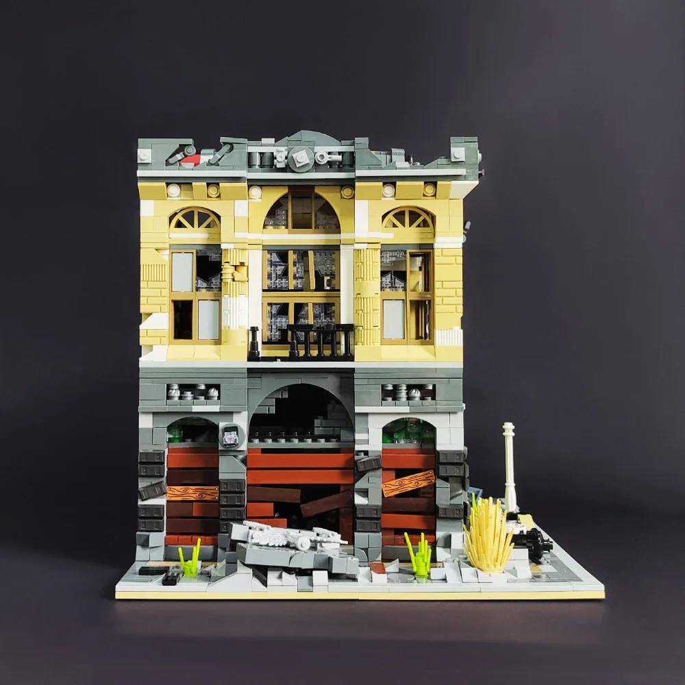 89102 Jiestar креативный эксперт Moc разрушение Судный день банк улица вид кирпичный