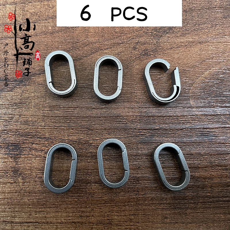 Уникальный дизайн кольцо для ключей из титанового сплава подвесной мини-ключ