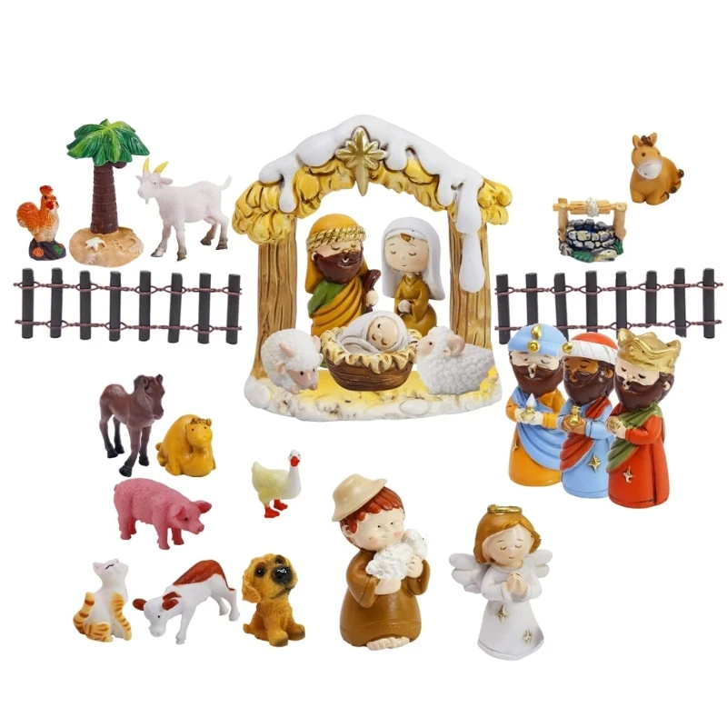 N7MD Рождественский календарь приключений с 25 вертепами для детей обратным