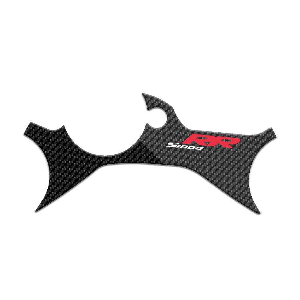 Для BMW S1000RR спортивная версия до 2023-2025 мотоциклетные карбоновые верхние тройные хомуты защитные наклейки