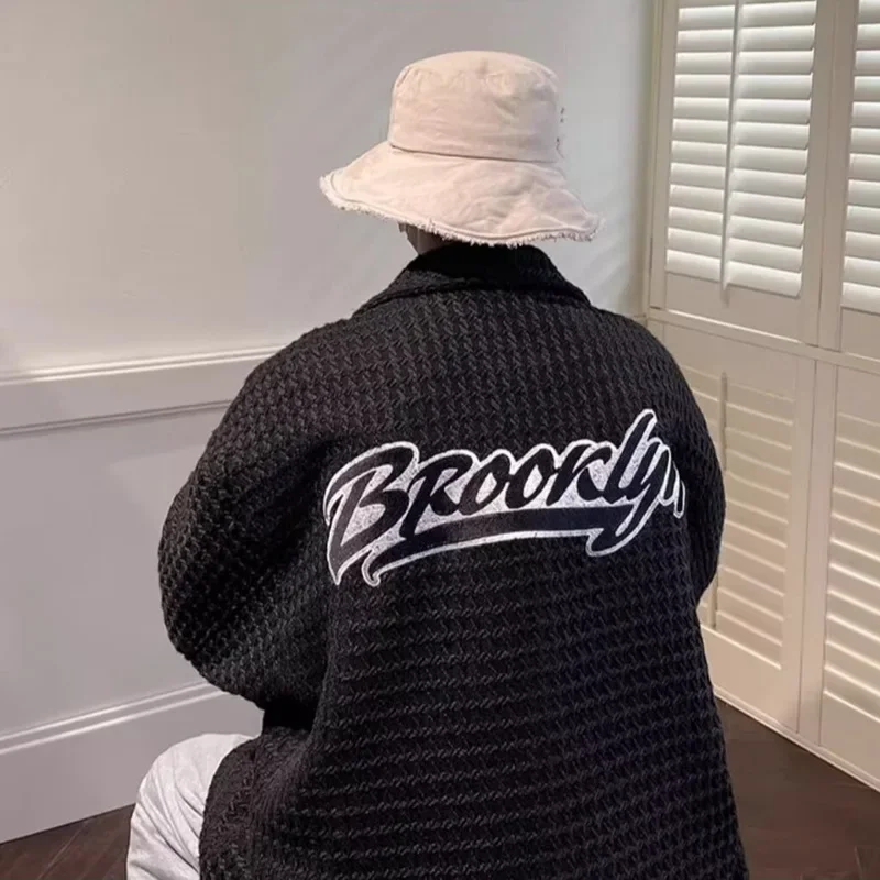 Винтажная куртка с вышитыми лацканами в гонконгском стиле 2024 весна-осень