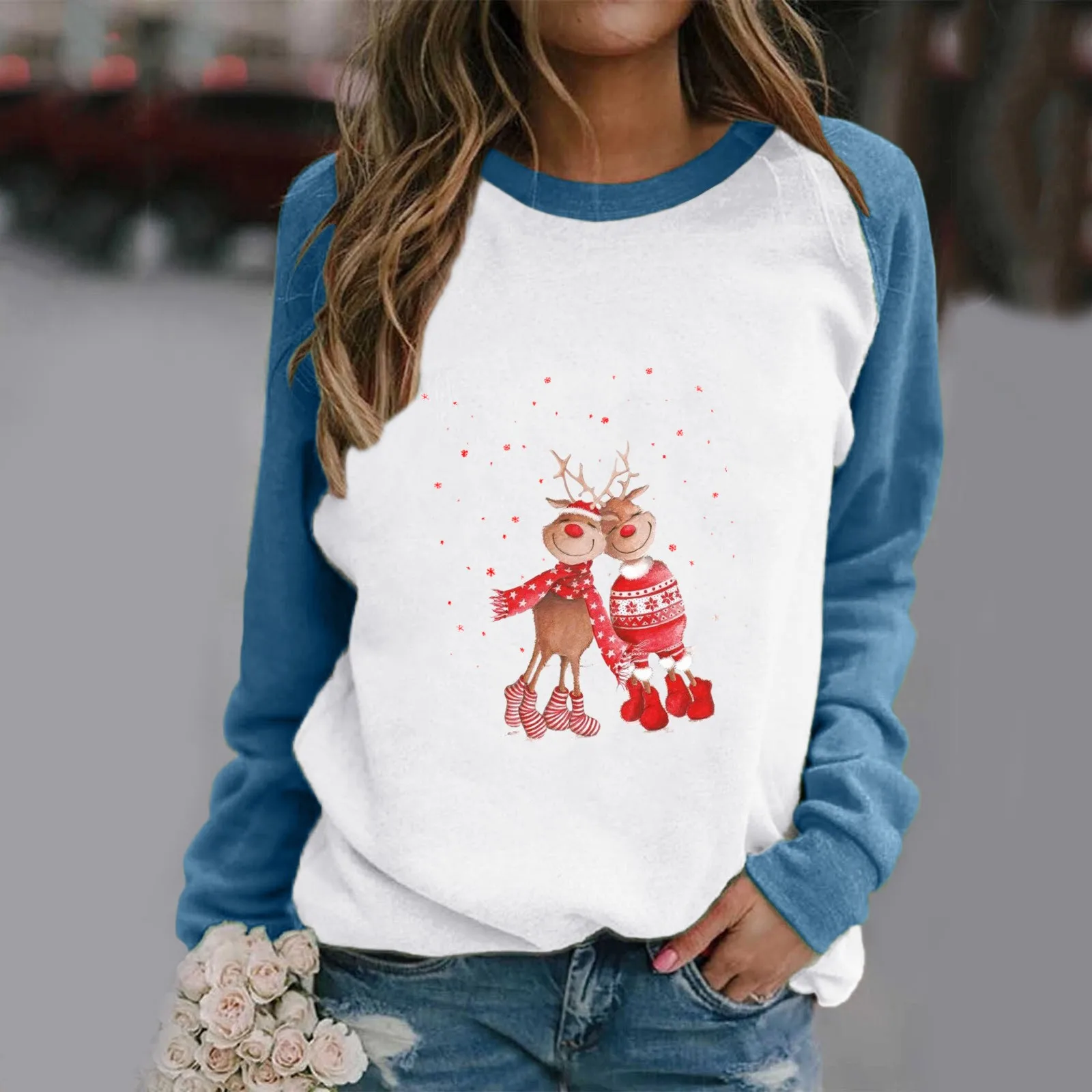 

Женские модные рубашки из спандекса с длинным рукавом, толстовка с длинным рукавом и принтом, женские рубашки из спандекса с длинным рукаво...