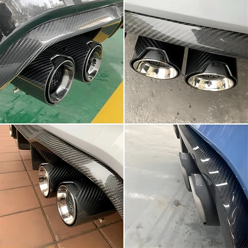 Для BMW M2 F87 M3 F80 M4 F82 F83 Обновление выхлопной трубы MP Углеродное волокно AK Глушитель