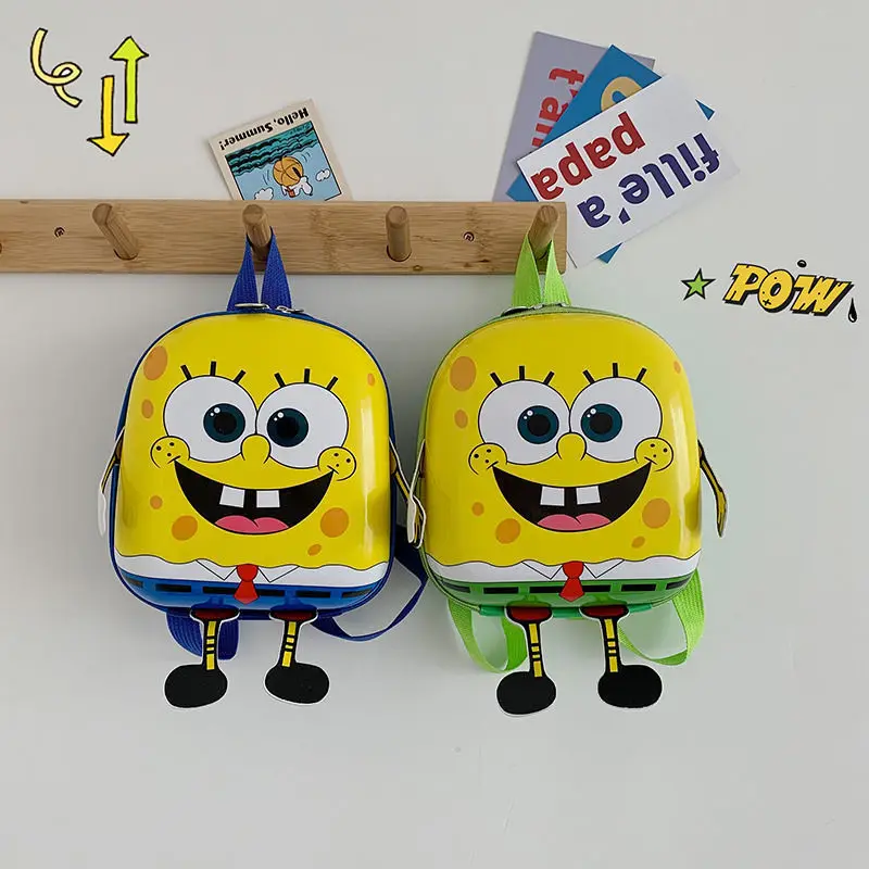 Школьный ранец с героями мультфильмов Губка Боб квадратные штаны