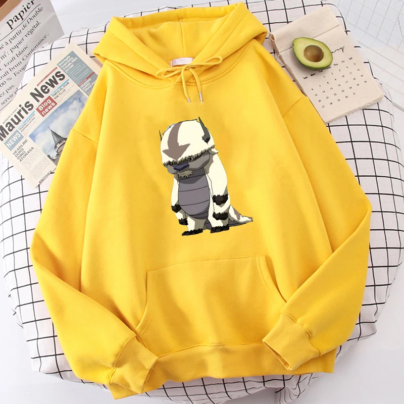 Толстовка Аватара The Last Airbender аниме Оверсайз принт каппа женская одежда