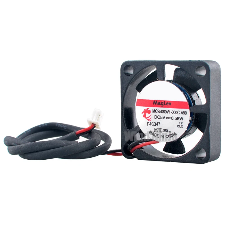 MC25060V1-000C-A99 Вентилятор 2 5 см 25 мм 25x25x6 DC5V 0 58 Вт 2-контактный микровентилятор