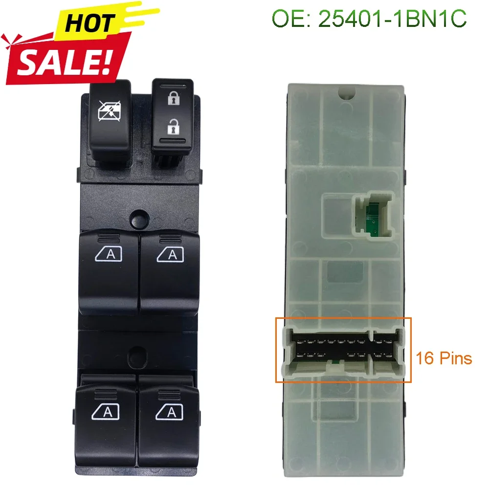 Для Infiniti EX25 EX35 EX37 FX30d FX35 NISSAN V9X электрический переключатель стеклоподъемника