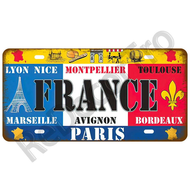 

Металлическая табличка с флагом