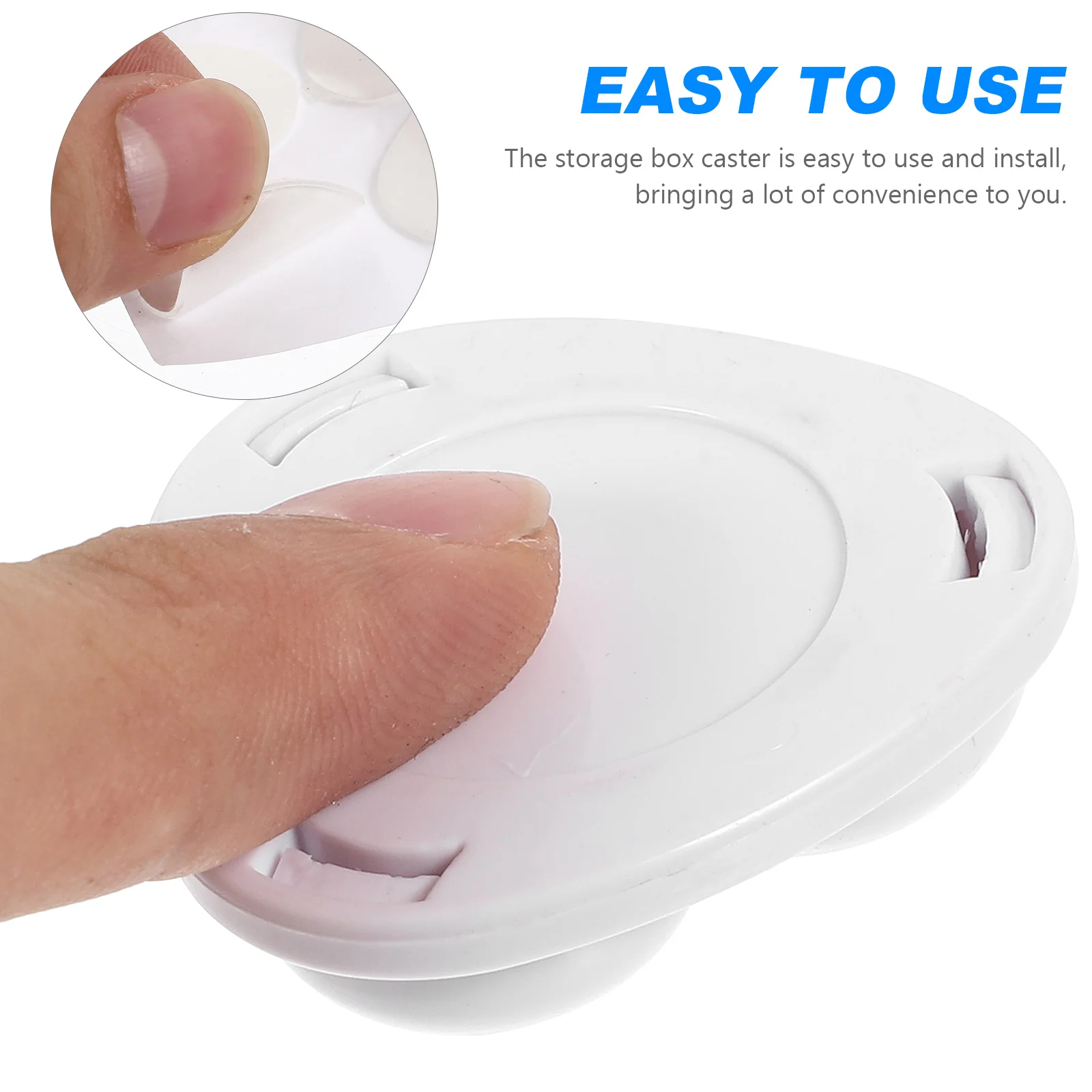 8 шт. паста универсальные колеса клейкие мини-ролики контейнеры для хранения