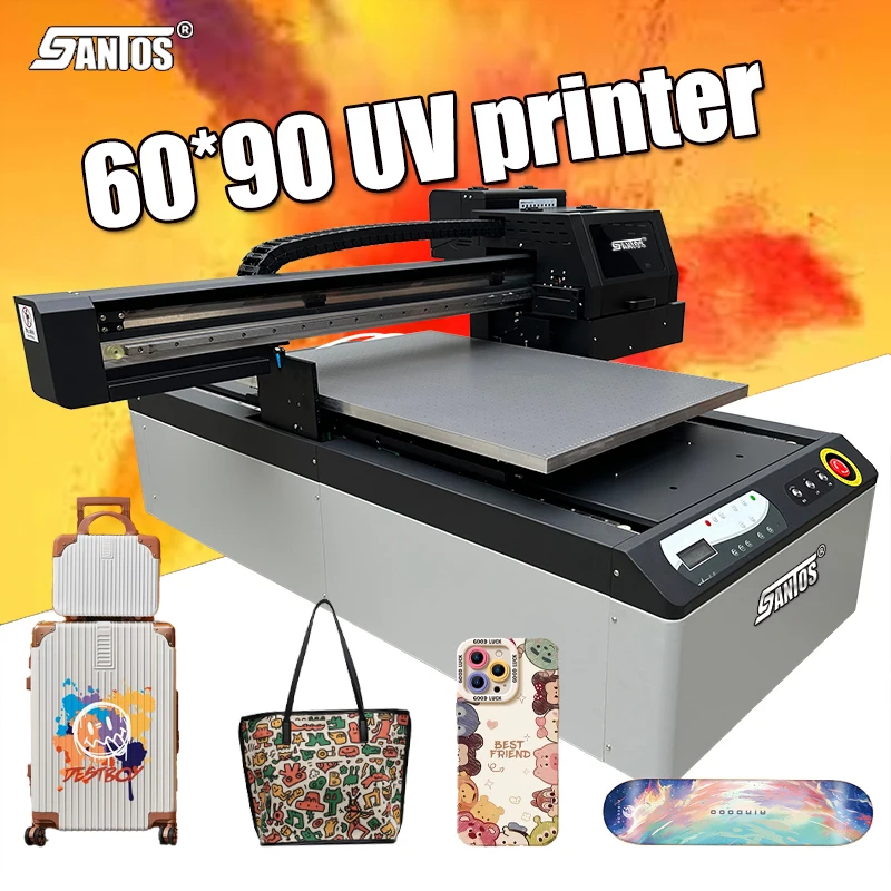 Прямая продажа с фабрики УФ 6090 небольшая планшетная печатная машина цифровой