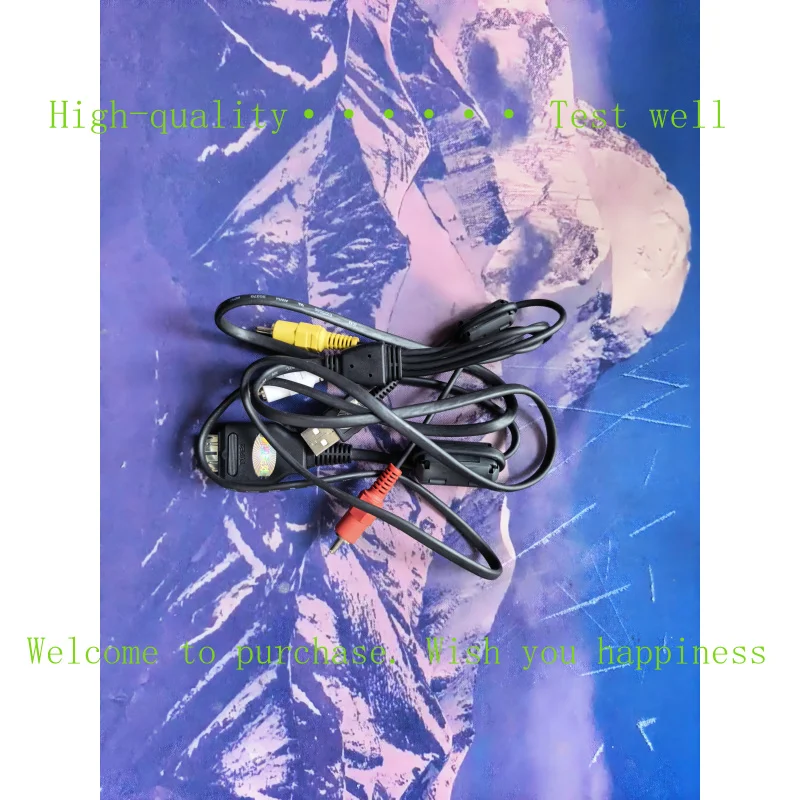 Фото Кабель VMC‑MD2 USB 2.0 Data AV RCA для камер Sony CyberShot DSC‑W210 W215 W220 W230 W290 HX5 HX5C, кабель видеовыхода. №1