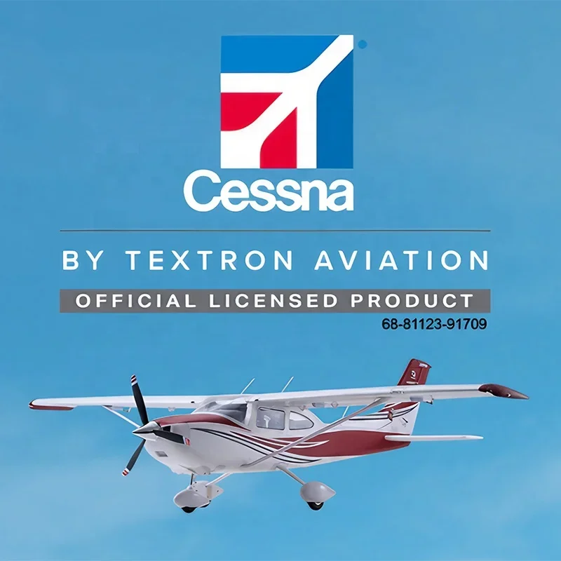 FMS Cessna 182 PNP 1500 мм RC самолет гражданский с 40A ESC 3 Лопасти пропеллер легкая сборка