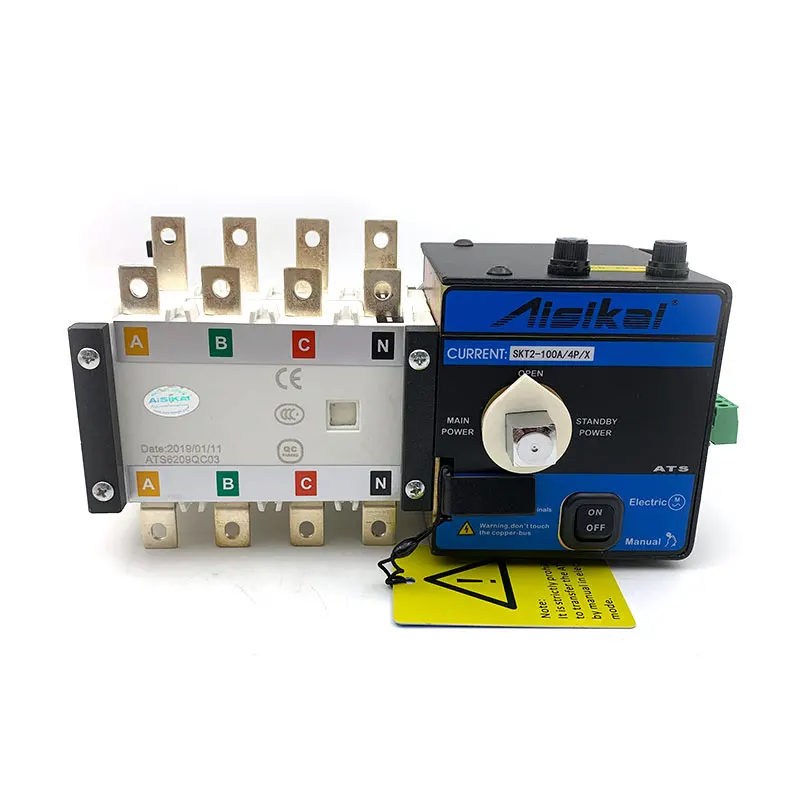 

ATS400A 630A Aiskai generator set SKT1-1000/4P1250 dual power automatic switching