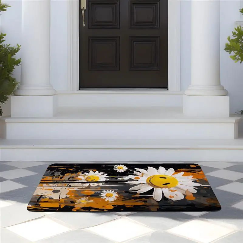 60x40 см Подсолнухи искусственный ковер с принтом украшение для ванной туалета