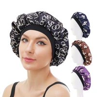 satin nightcap elastic elastic round cap ladies fashion home hair care cap
