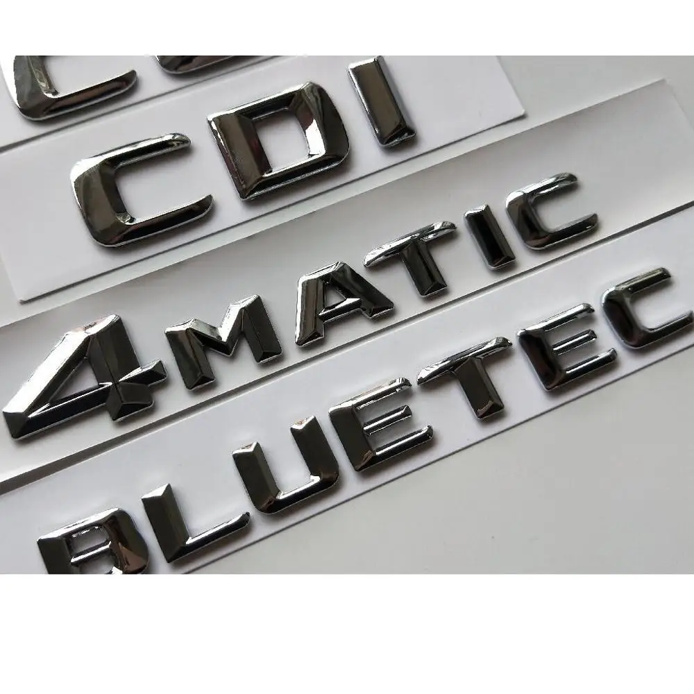 3D хромированные эмблемы для Mercedes Benz CLS200 CLS220 CLS230 CLS250 CLS280 CLS300 CLS320 CLS350 CLS400 CLS500 CDI BLUETEC (art.: 3920da484b10d) - 3920da484b10d