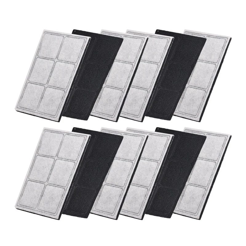 

12 Pcs Water Fountain Filters Replacement For Drinkwell Platinum Pets Cat Dogs Water Drinking Fountain Dispenser
