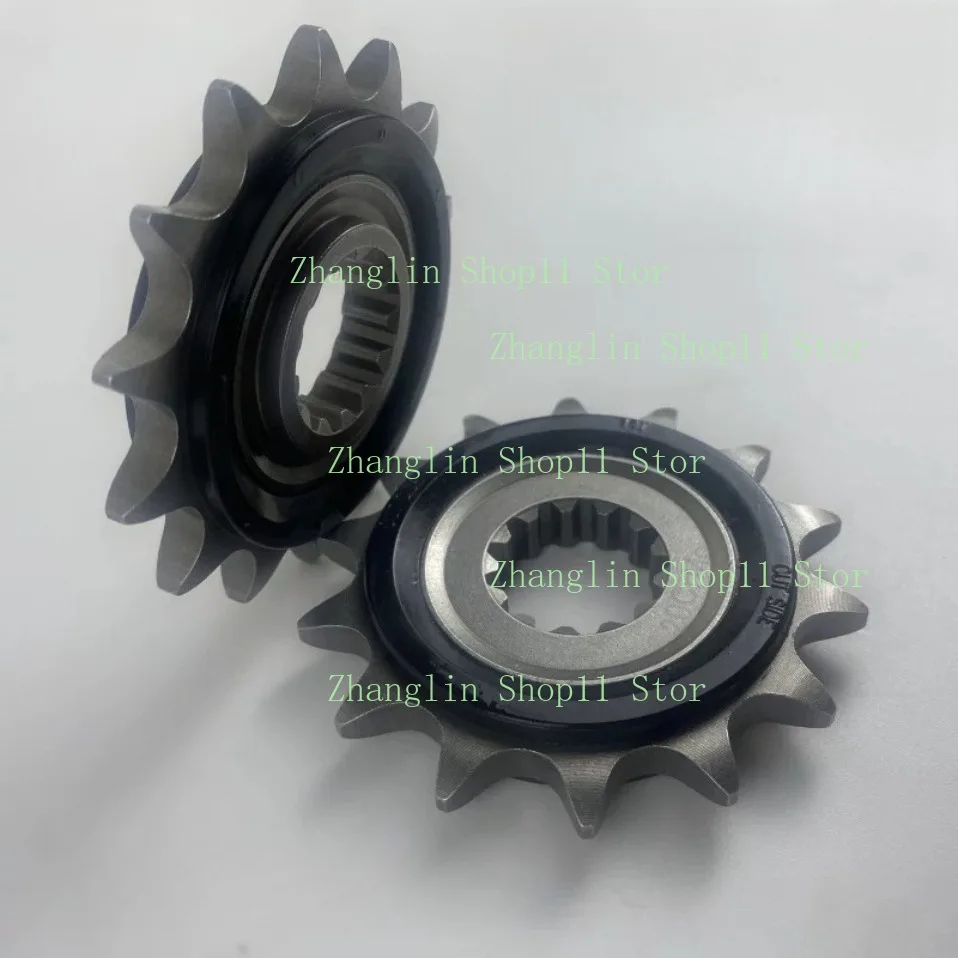 Фото 14T 15T для Kawasaki Ninja250/300/400/Versys650/Z900: Малая, бесшумная, прочная передняя звездочка мотоцикла (цепная звездочка, шестерня) №4