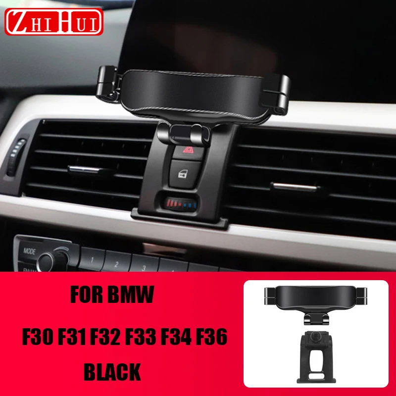 

Car Phone Holder For BMW 3 4 5 7 Series X3 X4 X5 X6 3GT 5GT F30 F32 F10 F25 F26 E70 E71 F15 Air Vent Mount Gravity Bracket