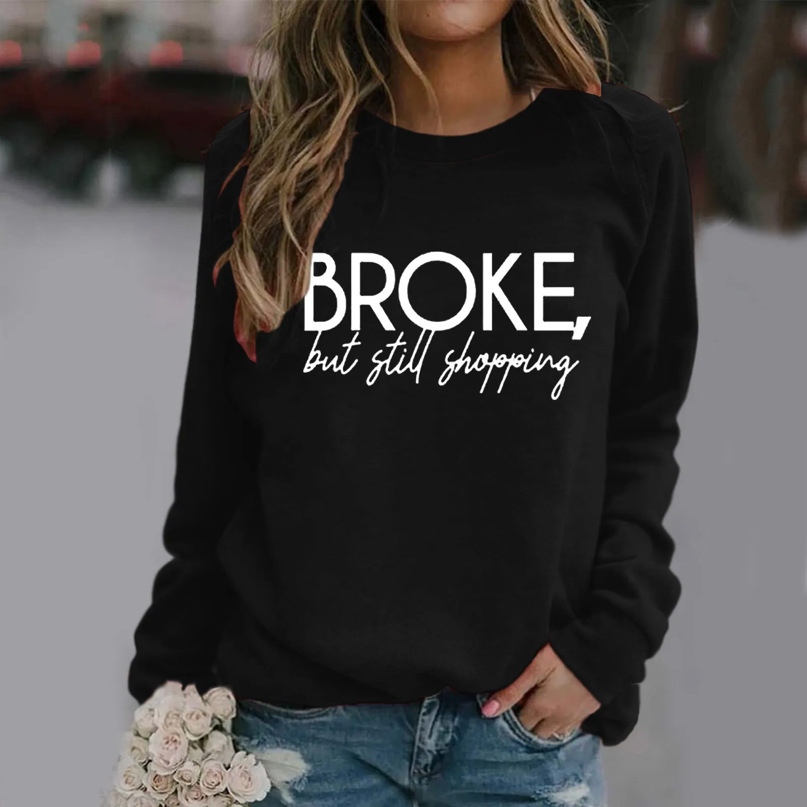 

Womens Casual Top Shirt Pullover O Neck Drawstring Long Sleeve Soft Letter Print Hoodies Tall Women Tall Hoodie Women