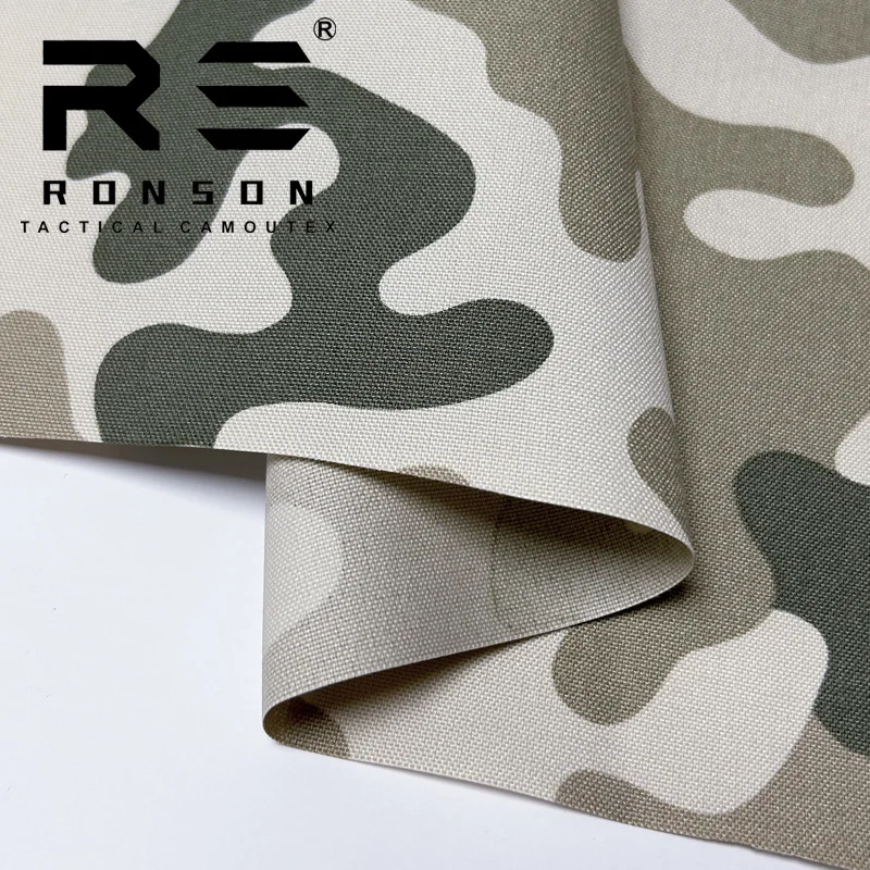 

500D Nylon Polish Desert Camouflage Pull-Up Waterproof Vest Fabric