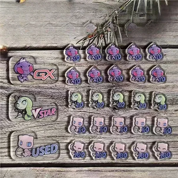 PTCG Pokemon Match счетчик повреждений индикатор Mew Gardevoir используемая доска Vstar GX включая