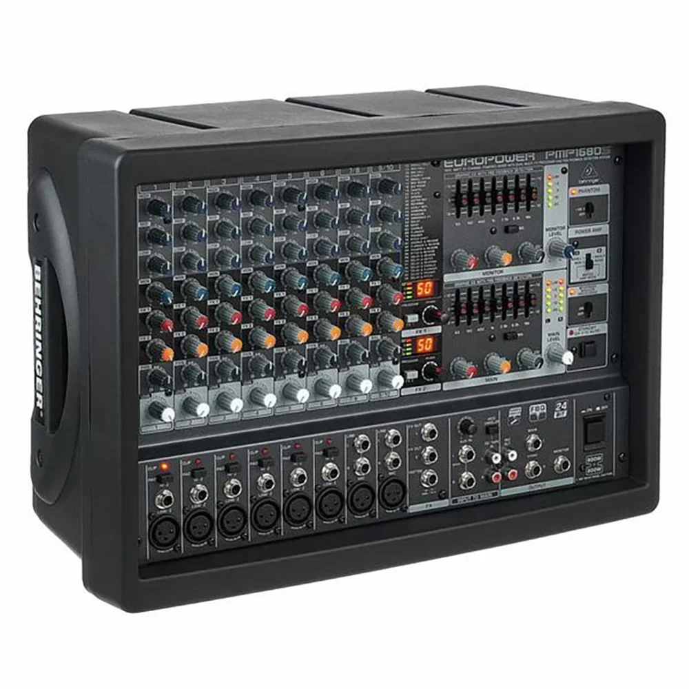 Силовой микшер Behringer PMP 1680S с двойным процессором Multi-FX и системой обнаружения